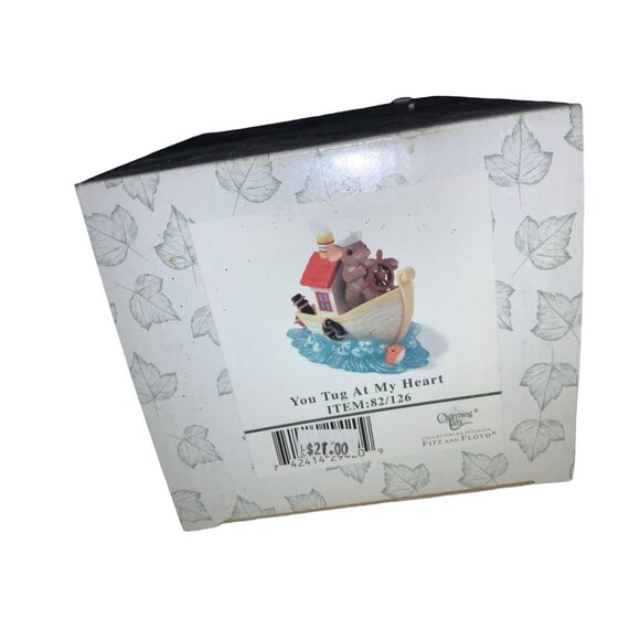 Fitz and Floyd You Tug At My Heart Figurine  Charming Tails by Dean Griff - Picture 10 of 12